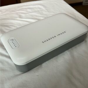 Sharper Image‎ UV Zone phone sanitizer white gray